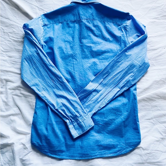 Scotch and soda boyfriend stripped blouse in cotton - Picture 2 of 6